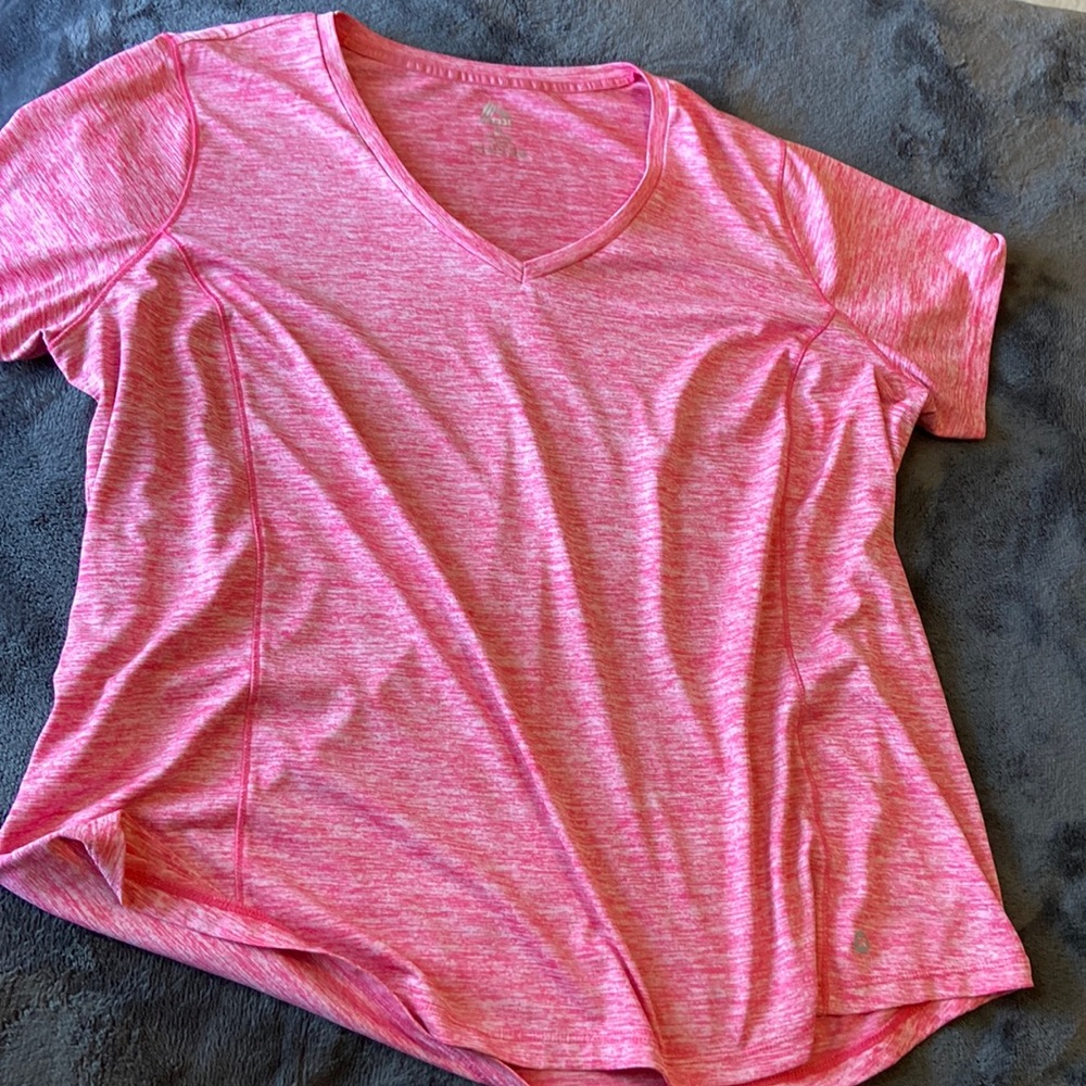 Womens RBX polyester vneck top